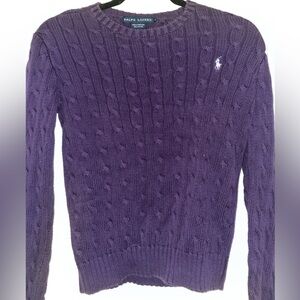Purple Ralph Lauren sweater